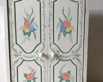 handpainted wooden chest