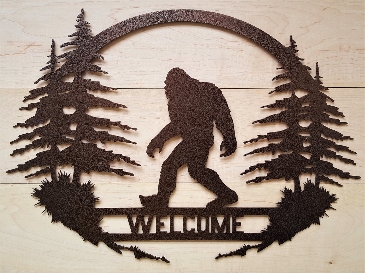 Bigfoot decor Big foot decorations Bigfoot sign Sasquatch