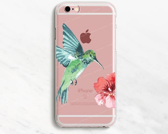 Hummingbird iPhone 6 Plus Case iPhone 7 Case iPhone 6 Plus Case Clear iPhone 6 Case iPhone 7 Case Clear Clear Phone Case iPhone SE Case