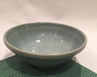 7 1-2" Celadon Bowl