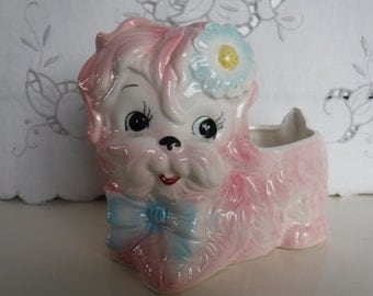 RUBENS PLANTER, pink little dog