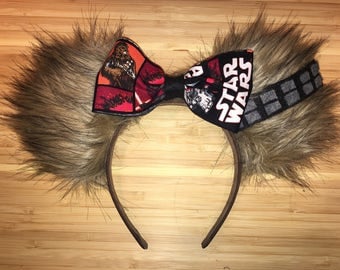 STAR WARS Chewbacca Disney Ears with Hidden Mickey