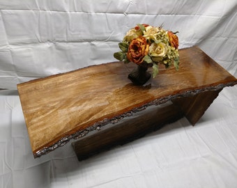 Live Edge Floating Coffee Table - Free Ship to Lower 48 States