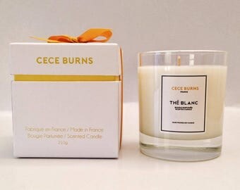 Thé Blanc Bougie parfumée en cire de soja 210g