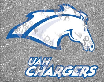 Alabama-Huntsville Chargers svg dfx jpeg jpg eps layered cut cutting files decal vinyl die cut cricut silhouette