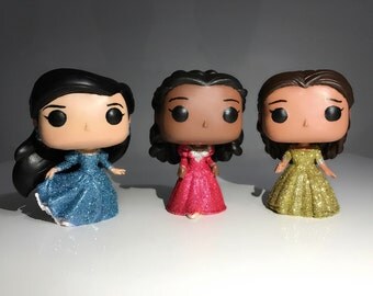 Schuyler Sisters Set - Hamilton Custom Glitter Funko Pop
