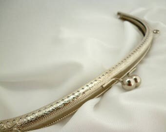 Kissclose Silver Tone Large Purse frame /clutch frames pack 1 pcs