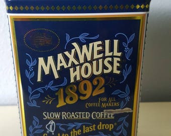Vintage Maxwell House 100th year Anniversary Coffe tin