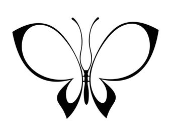 Butterfly Animal Graphics SVG Dxf EPS Png Cdr Ai Pdf Vector Art Clipart instant download Digital Cut Print File Cricut Silhouette Decal