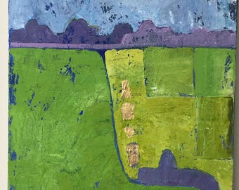Original painting 'Abstract summer fields'