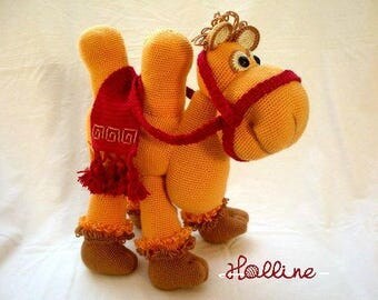 PDF pattern Ibil the happy Camel crochet amigurumi camel English, Dutch and German