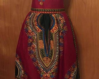 African Dashiki, African Print, skirt, Women skirt, Women Wear, African Women skirt, dashiki skirt