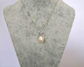 Sterling Silver and Fresh Water Pearl Necklace