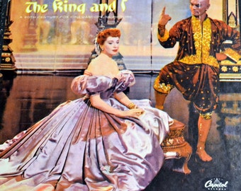 Vintage Music Album The King and I Yul Brynner and Deborah Kerr 45 records