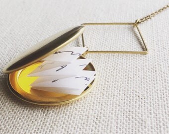 PERSONALISE your locket purchase, Add a secret note to your locket purchase, custom note locket