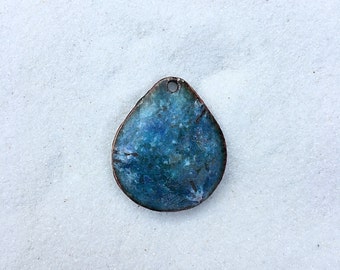 Swirly Enamel Fat Teardrop