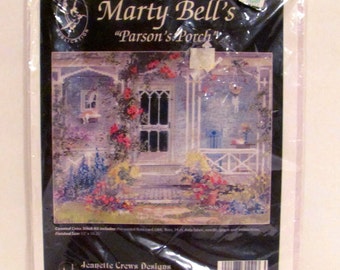 Marty Bell's "Parson's Porch" Counted Cross Stitch Kit