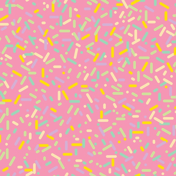 Sprinkles Fabric Sprinkled Strawberry By Pennycandy Ice
