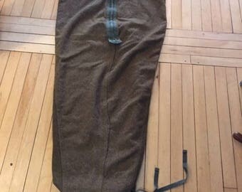 WWII Military Wool Mummy Sleeping Bag