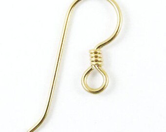 TierraCast Earwires-Gold Filled Ear Wire + Coil Accent (4)