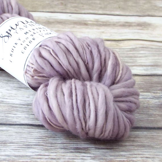 Slub Yarn, Thick and Thin Yarn, Hand Dyed Merino Yarn, Hand dyed Slub