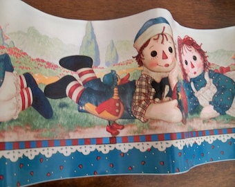 raggedy Ann and Andy peel and stick