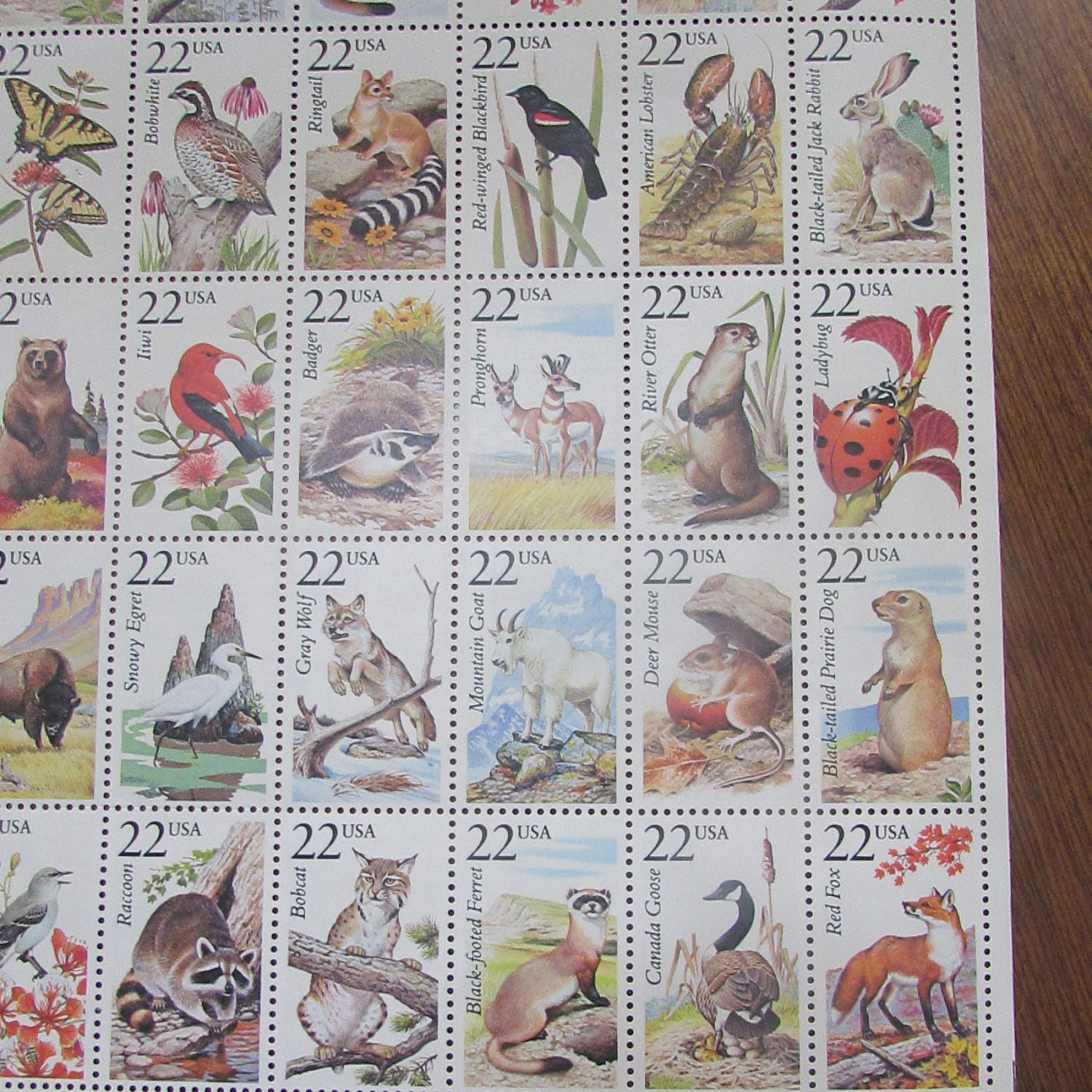 1987 North American Wildlife Stamp Issue 22 Cent US Postage