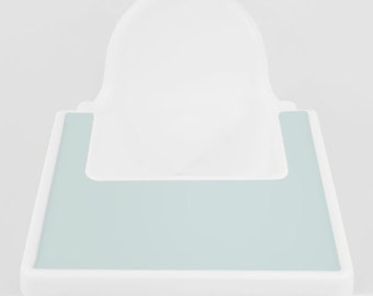 Soft Mint // IKEA Antilop Highchair Silicone Placemat // High Chair Place Mat