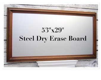 DECORATIVE Kitchen MAGNET BOARDS For Sale Modern Dry Erase - Extra Large Steel DRY ERASE BOARD 53