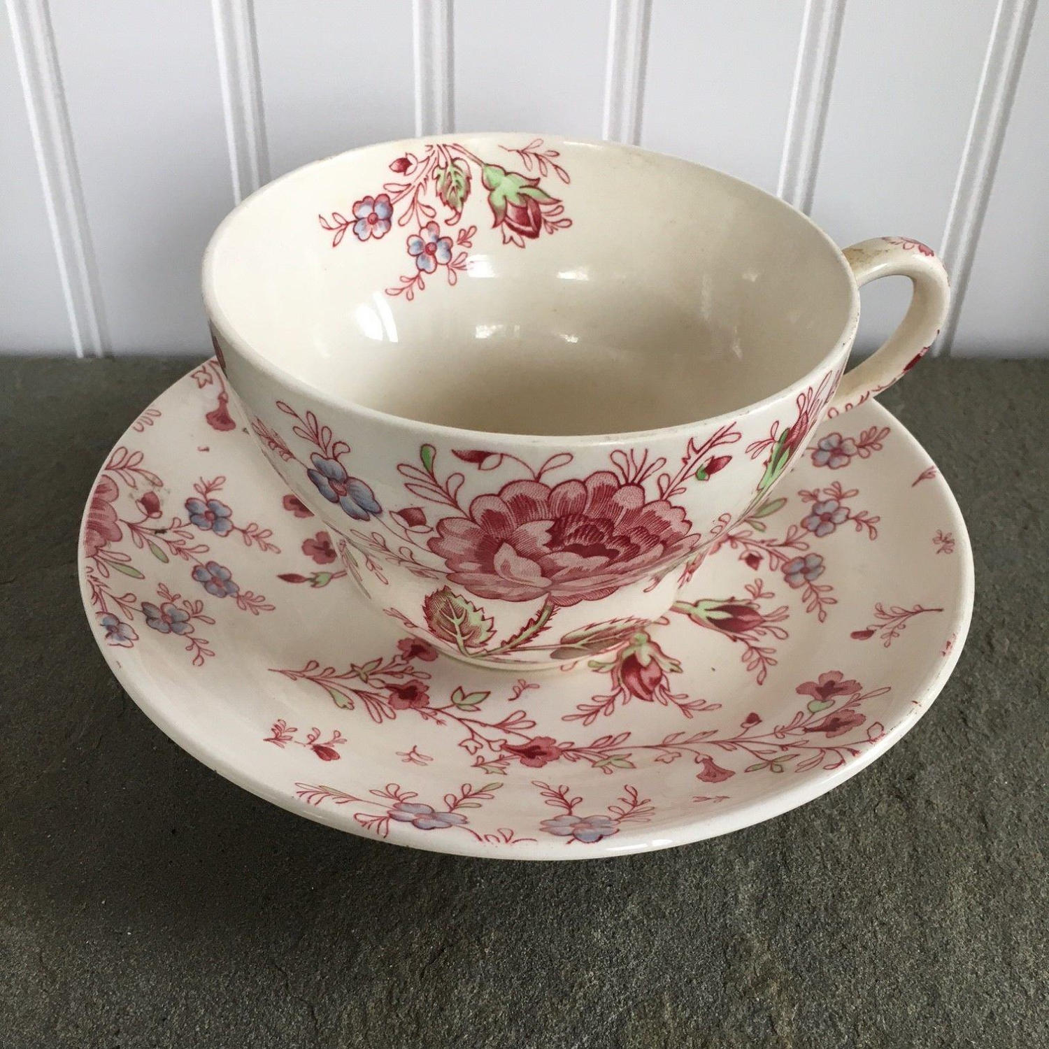 Johnson Brothers ROSE CHINTZ Jumbo Cup & by bobandsherrytruitt