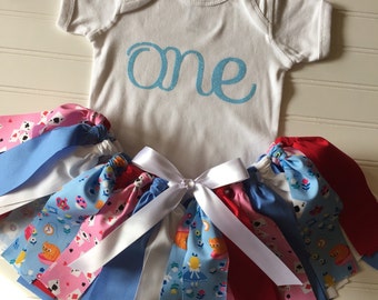 Alice in Wonderland Outfit - Disney Alice Outfit - Alice in Wonderland Tutu - Queen of Hearts - Mad Hatter Outfit - Little Girl Alice Skirt