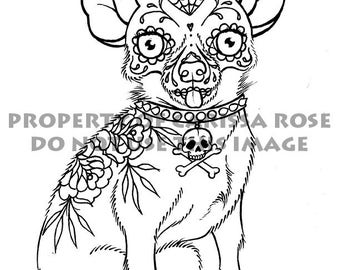 Digital Download Print Your Own Coloring Book Outline Page