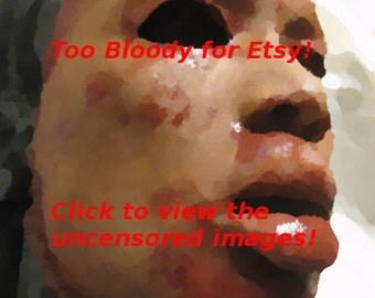READY TO SHIP - Justin - Skinned Horror Face Mask