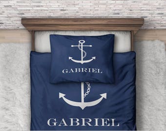 anchor bedding | etsy anchor bedding | etsy