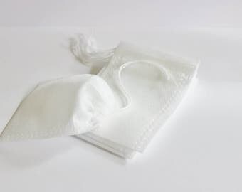 Eco Friendly Empty Tea Bags Single Serving 25, 50 or 100 Weddings / Favors / Teas / Loose Tea Bags / Individual