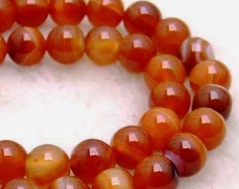 38 AGATE Gemstone Beads 10mm - COD4777