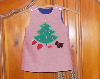 Sz. 12 mo. Reversible Jumper Dress