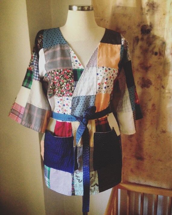 Items similar to Patchwork Kimono on Etsy