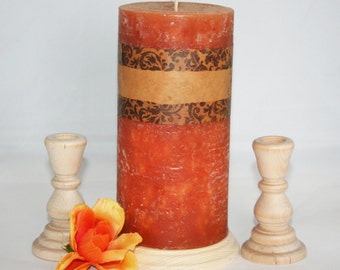 Unity Wooden Candlesticks, Wedding Table Candlestick Holders, Various Sizes, Unity Candle Holder Set, Unity Candle Stand, Rust Wedding