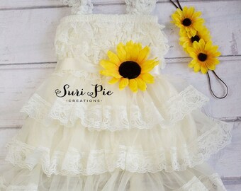 Natasha Sunflower Yellow Lace main image 1