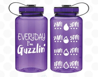 water intake bottle - Water intake tracker - Water tracker bottle - water bottle tracker - sports bottle tracker - water tracker 34oz. -
