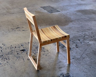 Chair 137 - reclaimed maple and reclaimed plywood