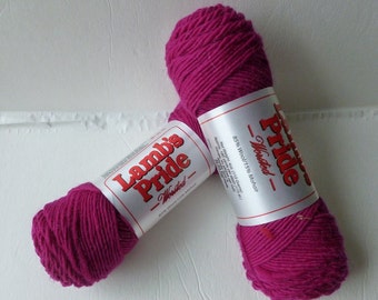 Yarn Sale - Fuchsia Lamb's Pride Worsted by Brown Sheep Company