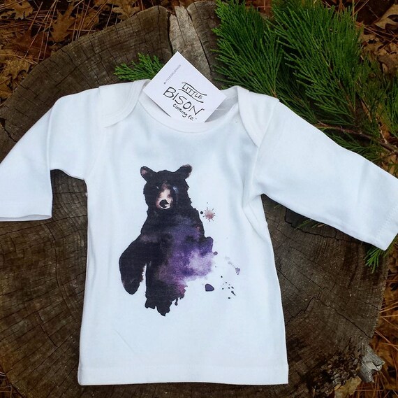 Black Bear black bear shirt black bear clothing baby boy