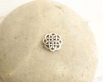 Sterling Silver Celtic Mandala Knot -- 1 Piece