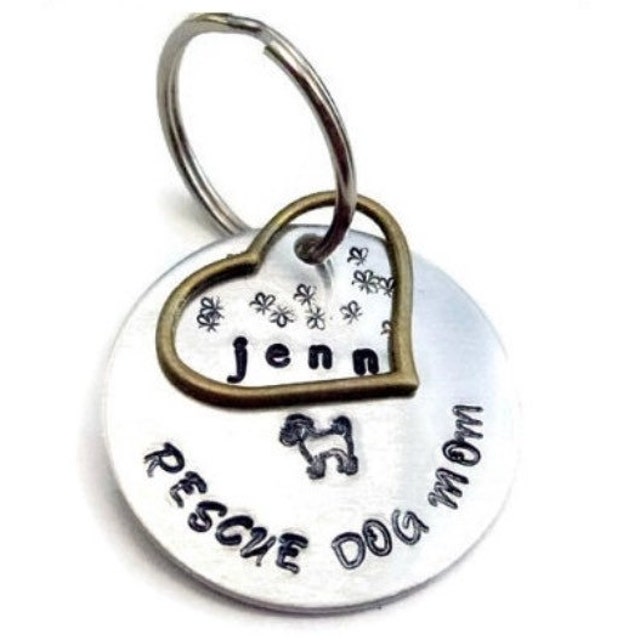 Dog Tags Personalized Gifts for Dog Lovers Rescue by BlissfulVine