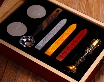 Sealing wax stamps set, wax seals stamp, alphabet sealing stamp set, 26 letters from A-Z