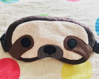 Sloth Eye Mask, Sloth Sleep Mask