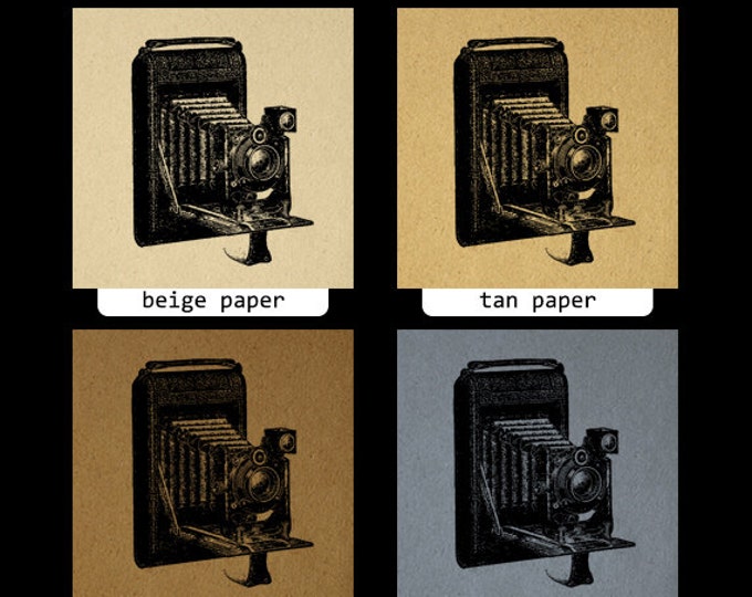 Printable Graphic Antique Camera Digital Illustration Download Image Vintage Clip Art Jpg Png Eps HQ 300dpi No.1384