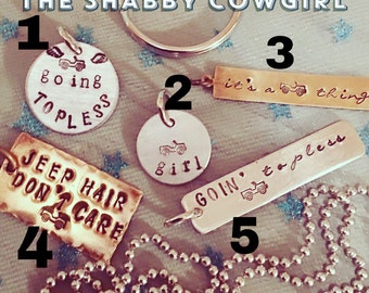 Jeep Keychains or Necklaces